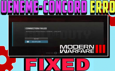Как решить ошибку Hueneme Concord в Modern Warfare 3