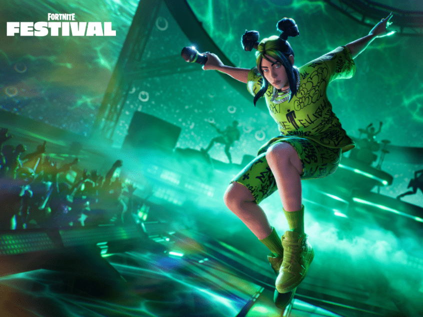 Билли Айлиш сотрудничает с фестивалем Fortnite