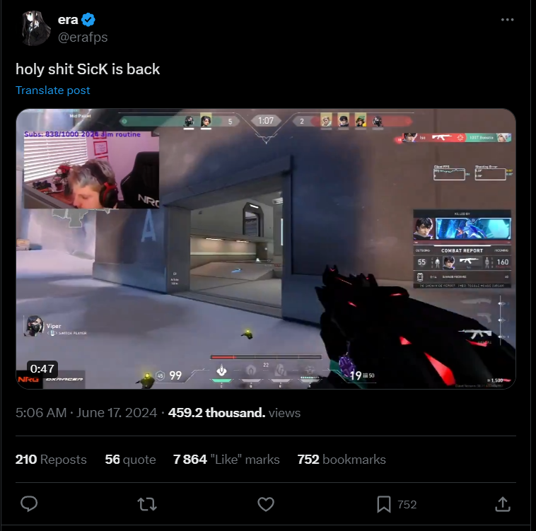 Бывший профессионал Valorant SicK ищет искупление после перерыва, связанного с психическим здоровьем — изображение 3