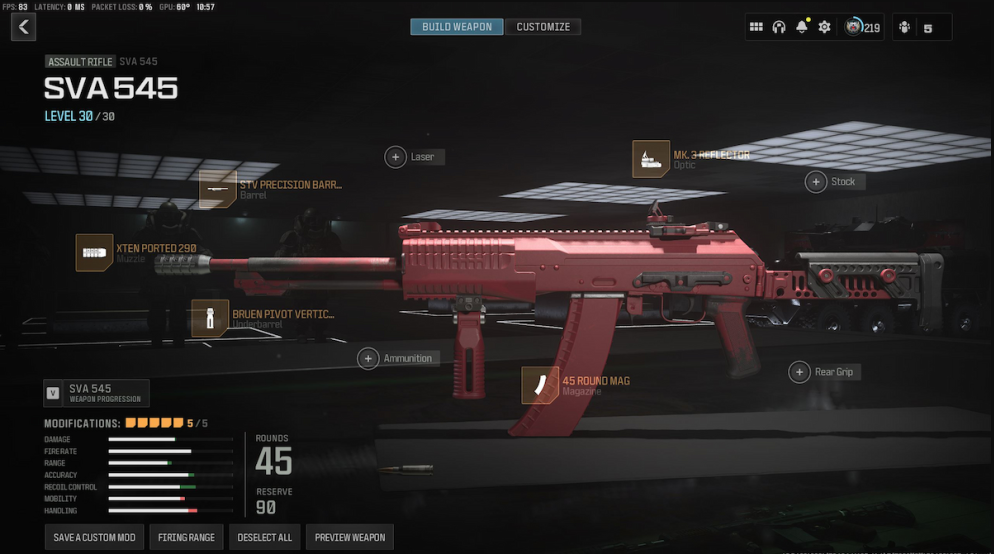 Лучшее снаряжение SVA 545 в Modern Warfare 3 Season 4 Reloaded — быстрая сборка для быстрого времени убийства — изображение 2