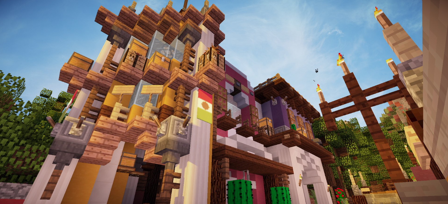 Искусное воссоздание Ommo вселенной Valorant в Minecraft