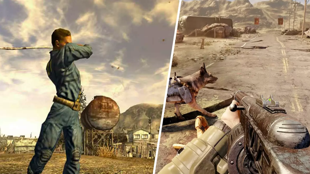 Fallout New Vegas оружие и пёс