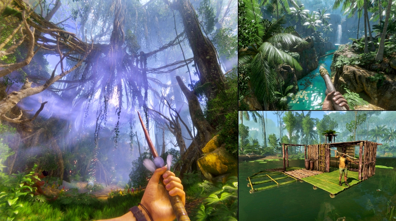 Green Hell open world and weapons