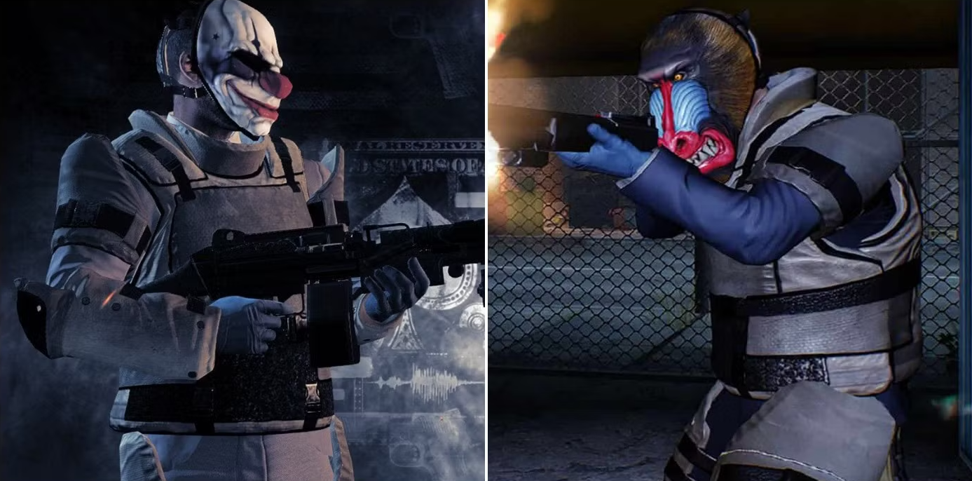 PayDay 2 оружие и главный герой