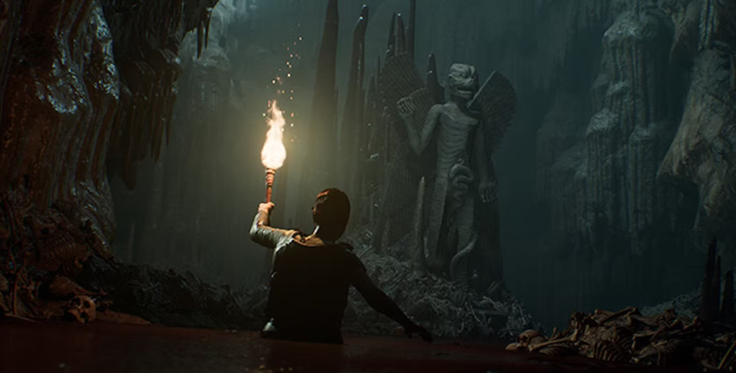 The Quarry мужчина с факелом