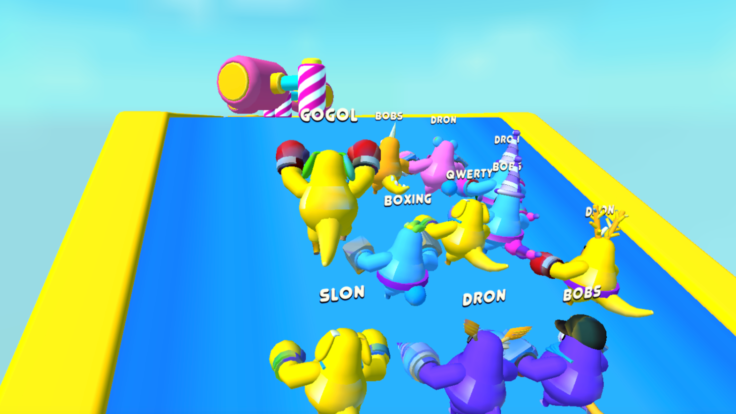 Fall Guys бегут