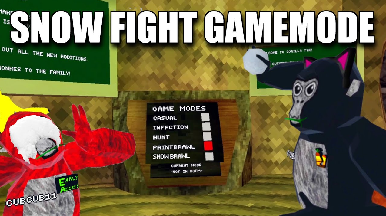 Игровые режимы в Gorilla Tag