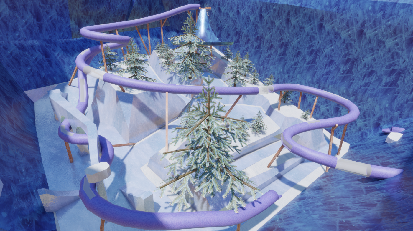 Зимние карты в Gorilla Tag