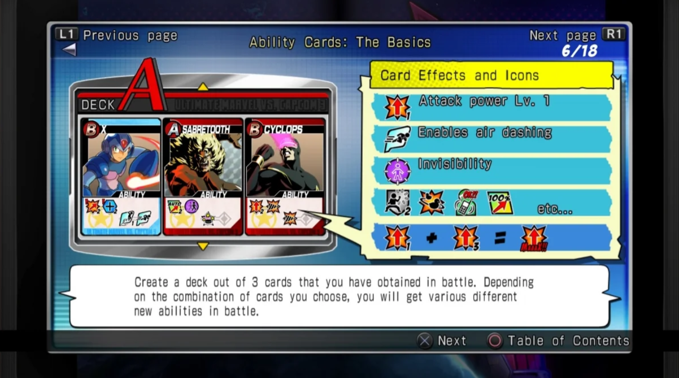 Ultimate Marvel Vs Capcom 3 Cards