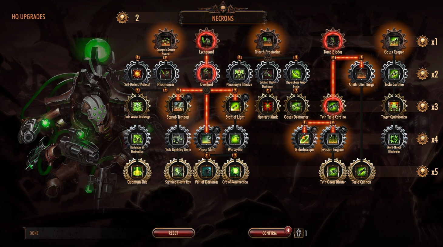 Warhammer 40000 Gladius Relics of War технологии