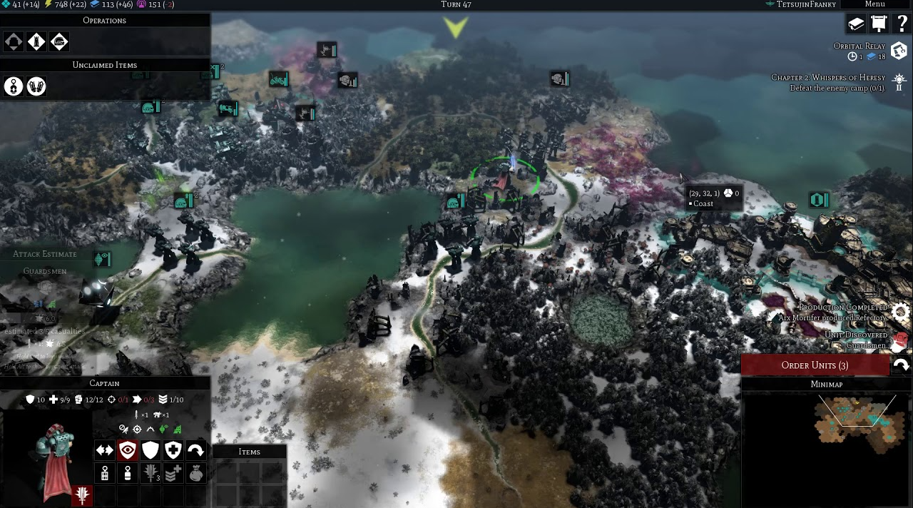 Warhammer 40000 Gladius Relics of War стратегия