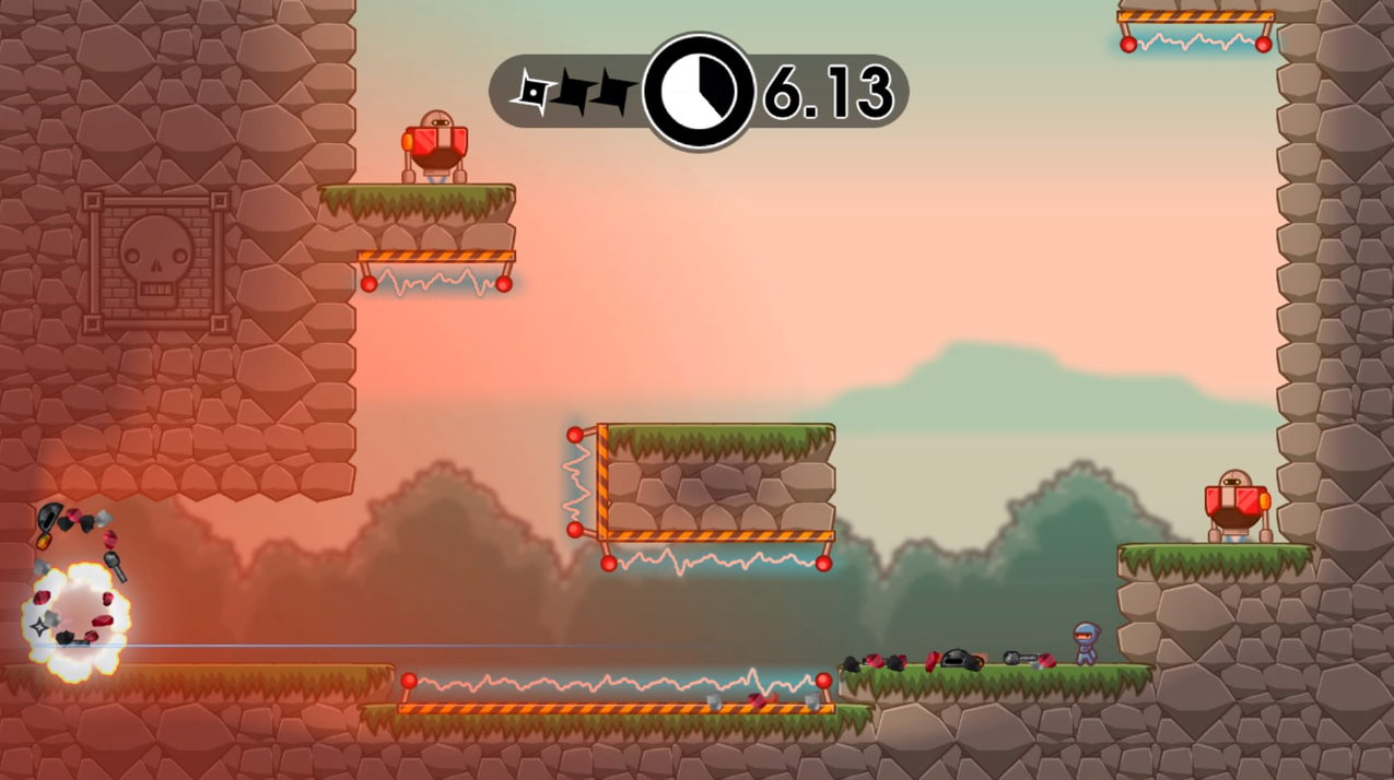 10 Second Ninja X Роботы и Лазеры