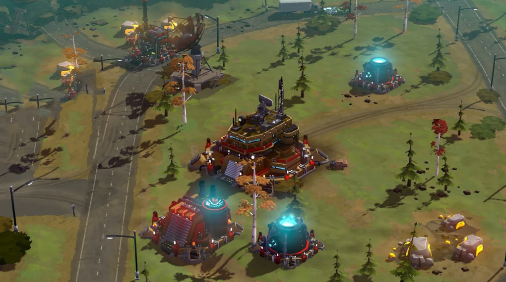 Forged Battalion buildings