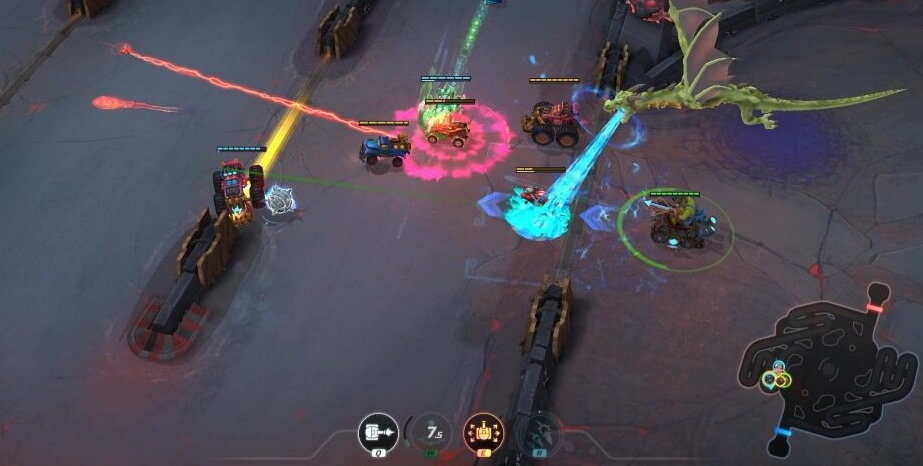 Heavy Metal Machines геймплей