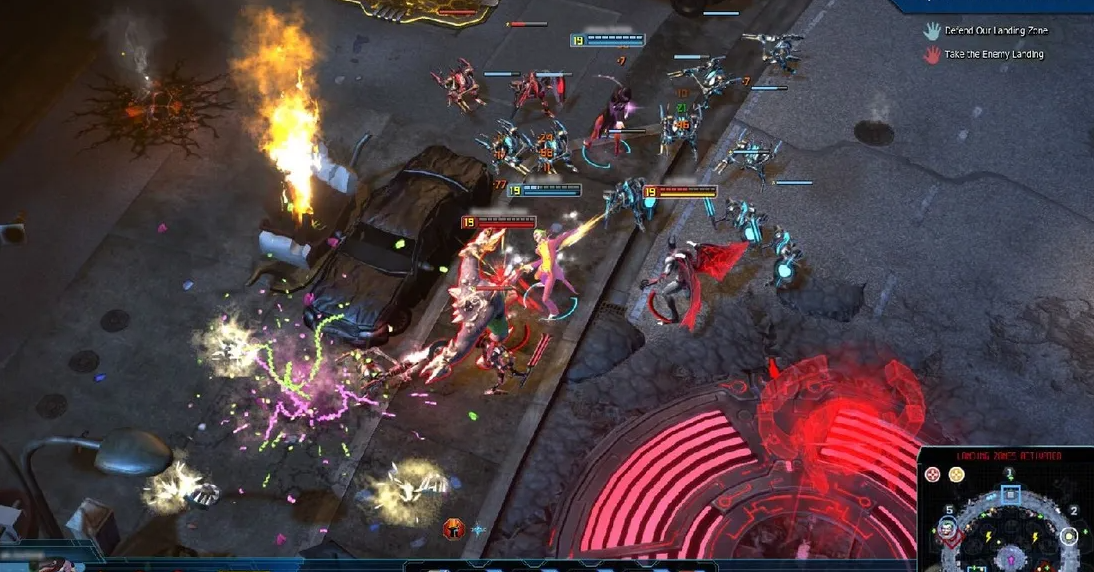 Infinite Crisis battle