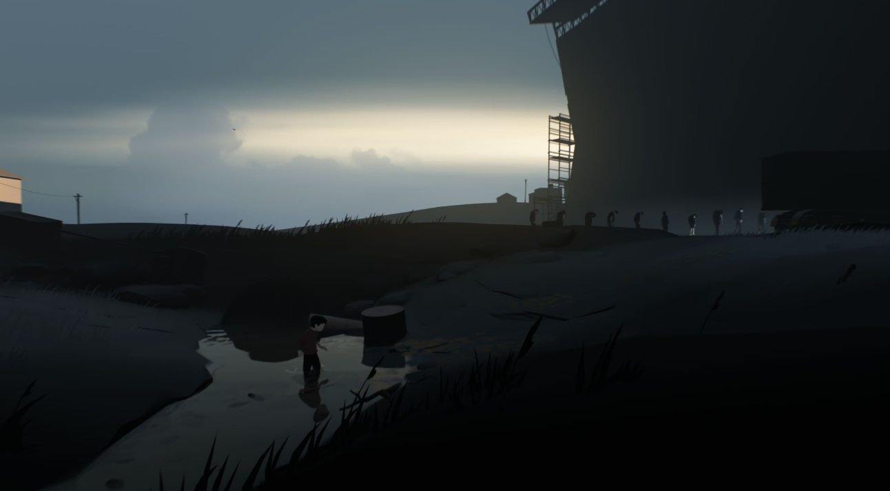 Inside мальчик и конструкция