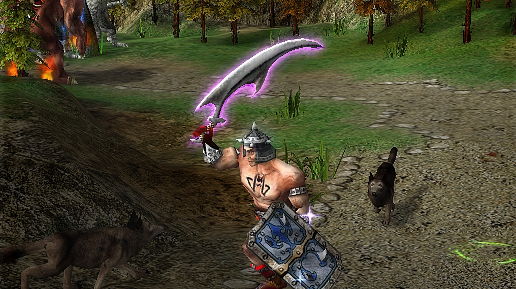 KnightShift character with sword