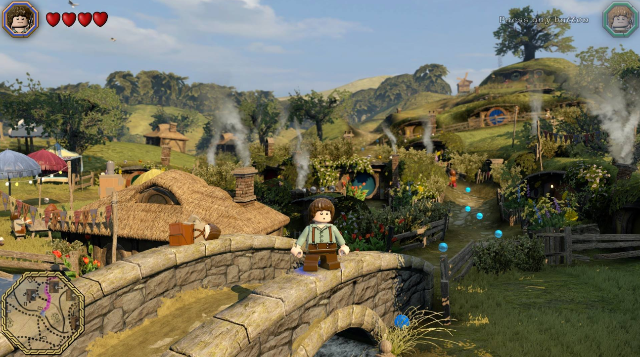 LEGO The Hobbit on the bridge