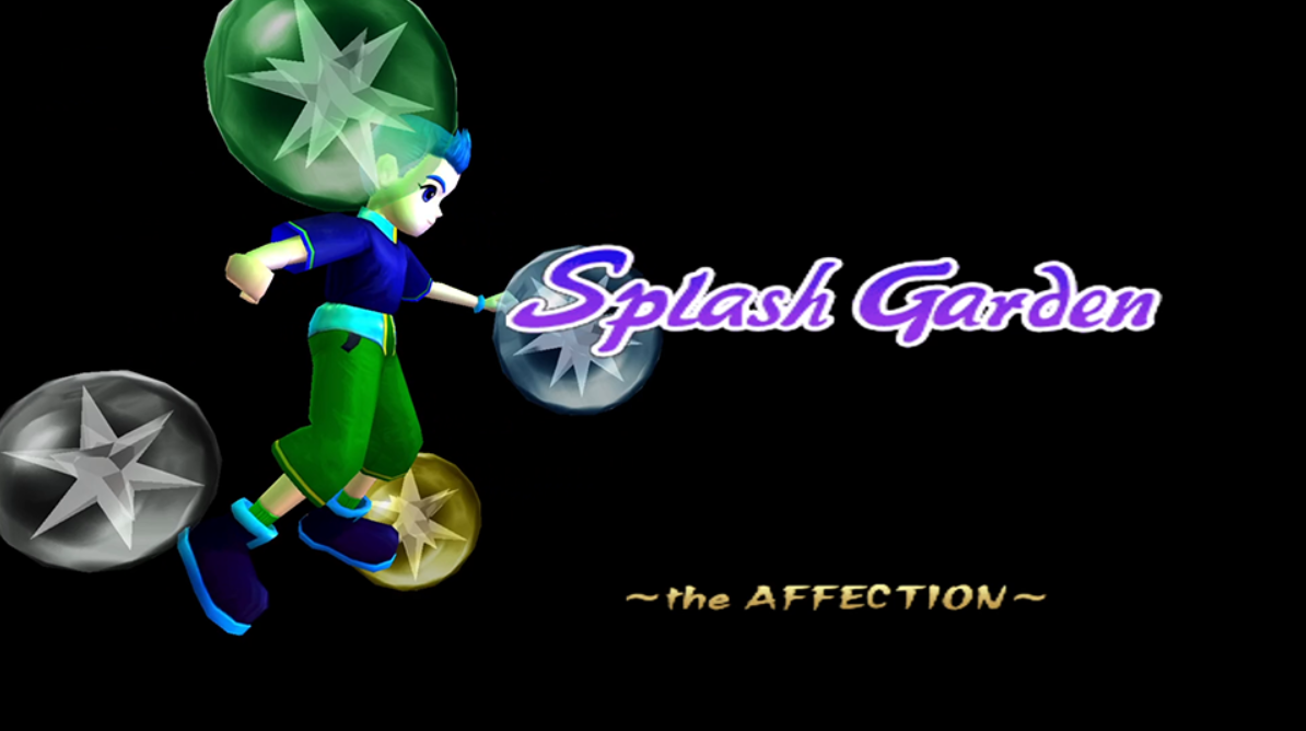 NiGHTS into Dreams splash garden