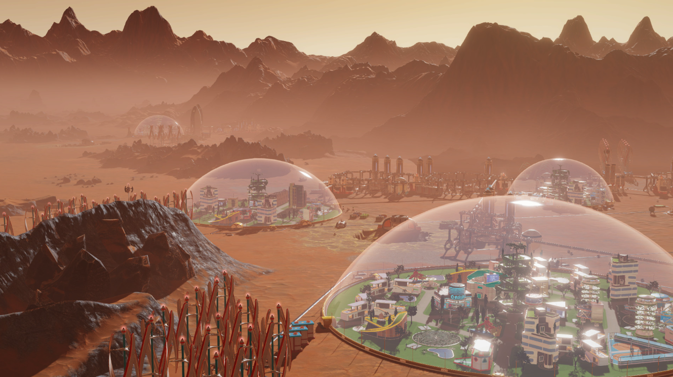 Surviving Mars settlement