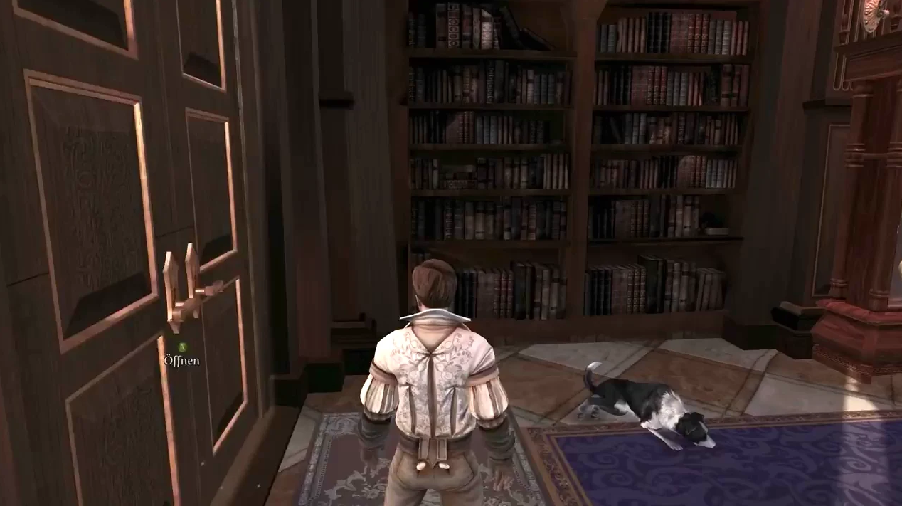 Fable III hero in the building