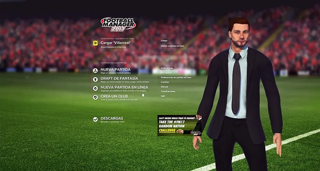 Football Manager 2017 персонаж с параметрами