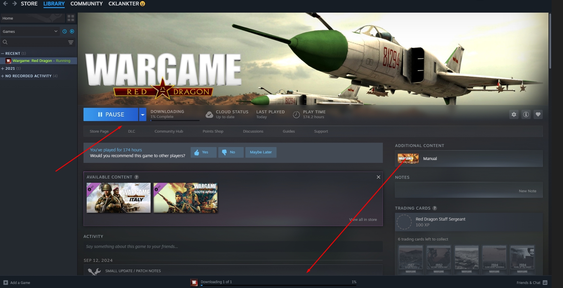 Game installation process