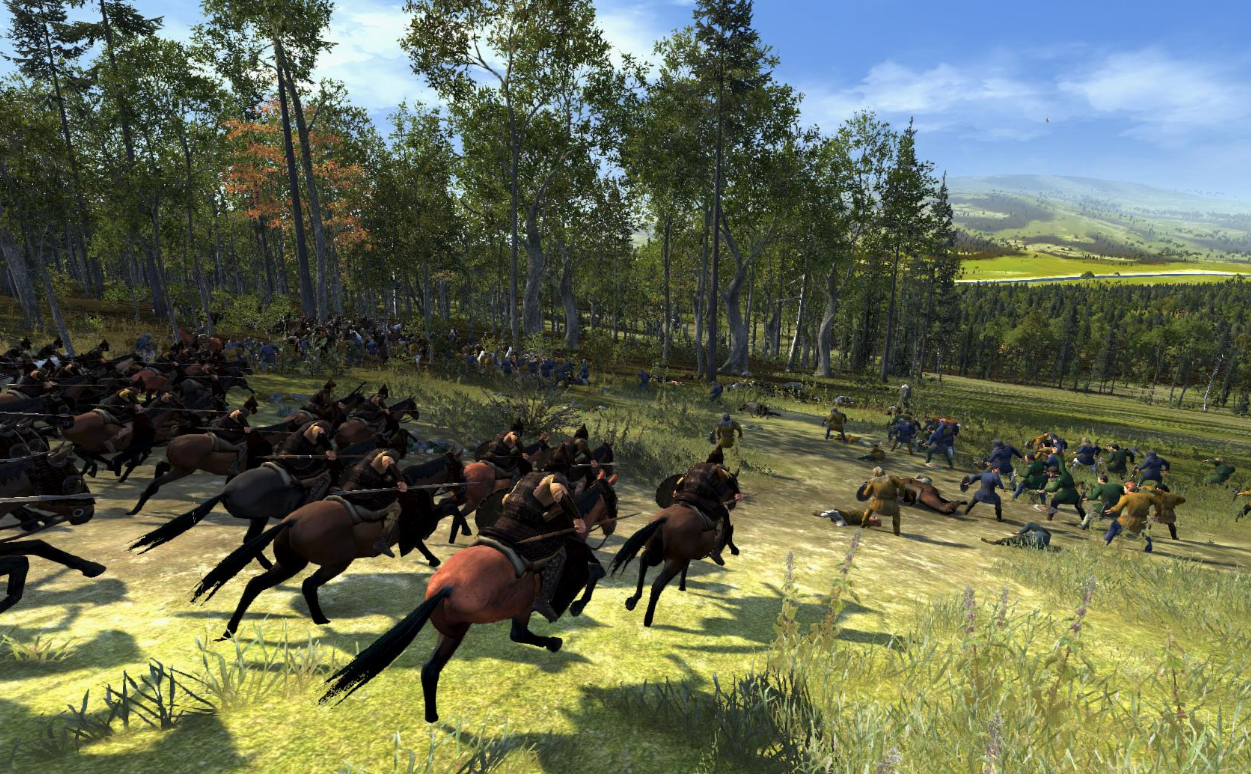 Total War ATTILA horses are running