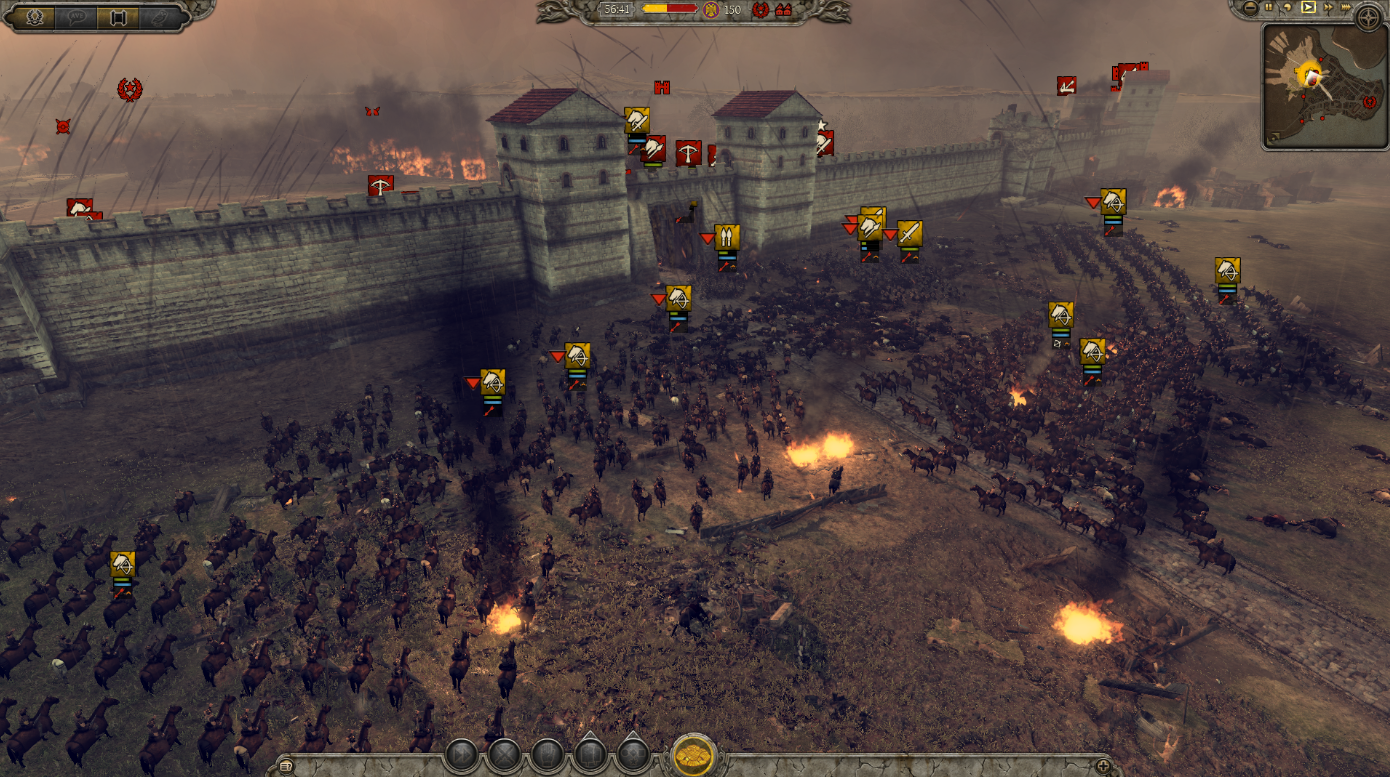 Total War ATTILA lots of war and castle