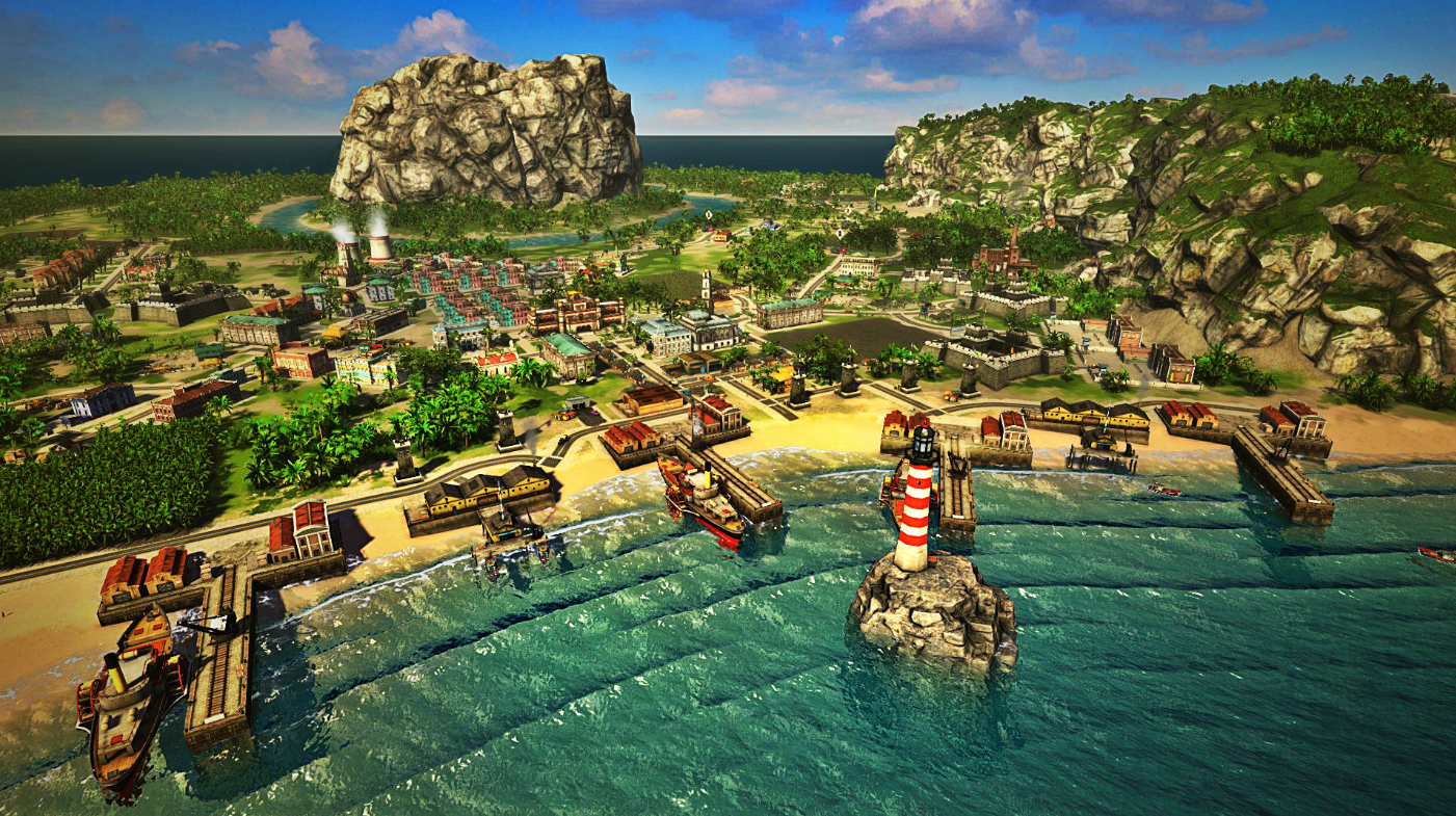 Tropico 5 вид на море