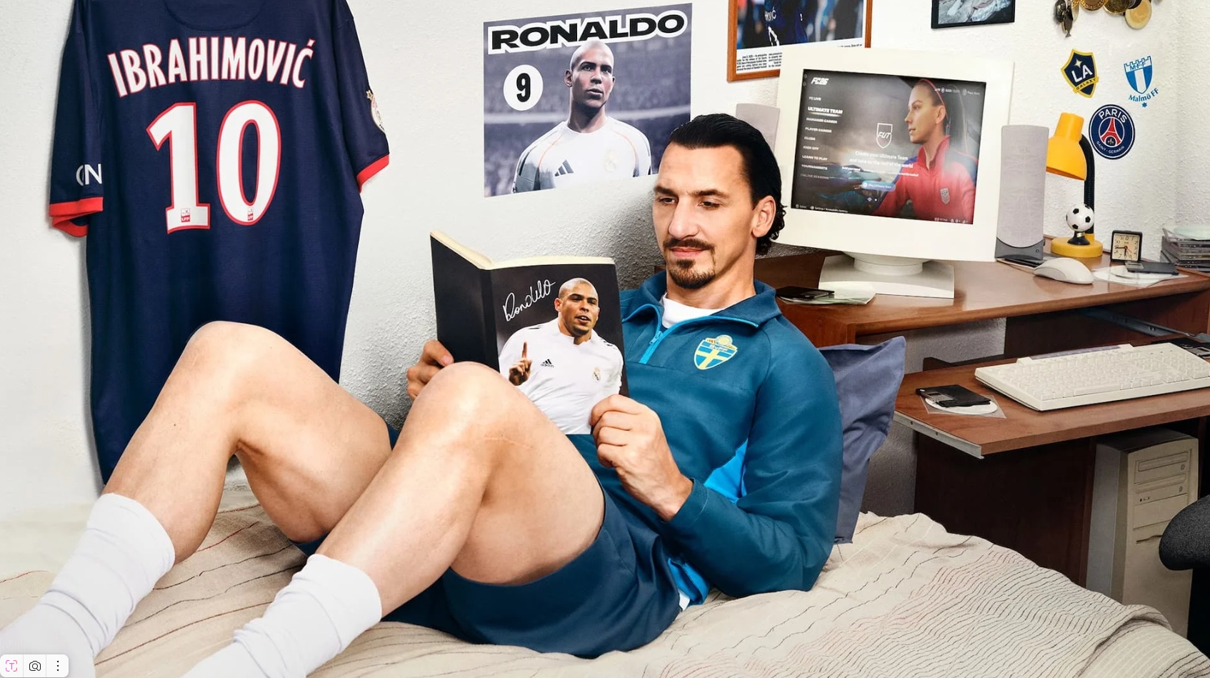 Zlatan on the cover of FIFA