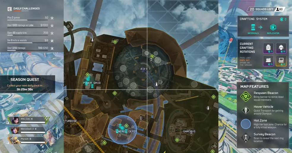 Лучшее приземление в Apex Legends