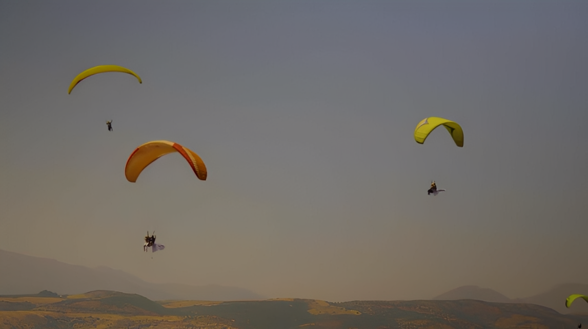 Virtus.pro PUBG Mobile во время парапланеризма