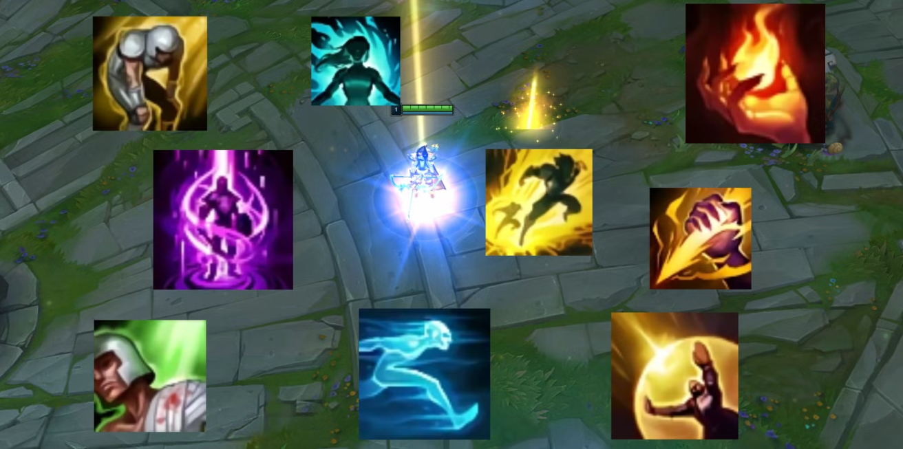 Заклинания для поддержки в LoL