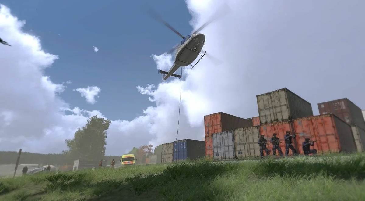 Graphics and visual effects in Take On Helicopters