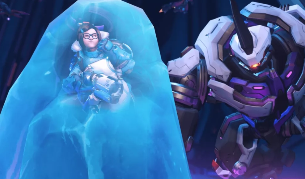 Mei in Overwatch 2 on ice