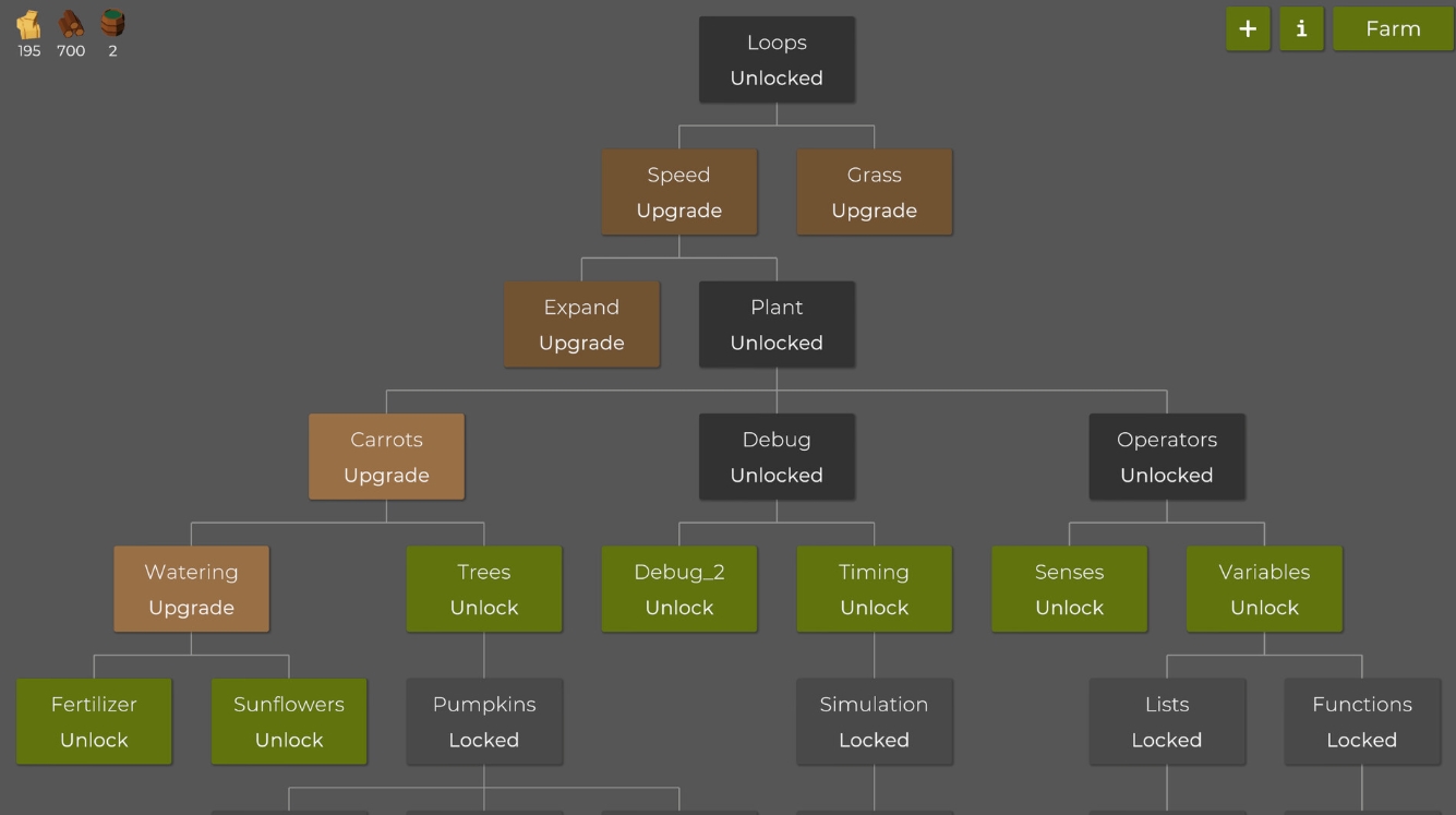 Основы программирования в The Farmer Was Replaced