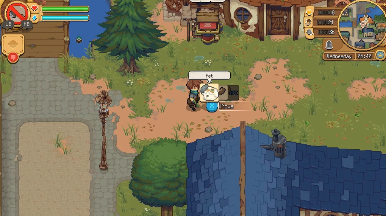 Graphics and visual world of Potion Permit