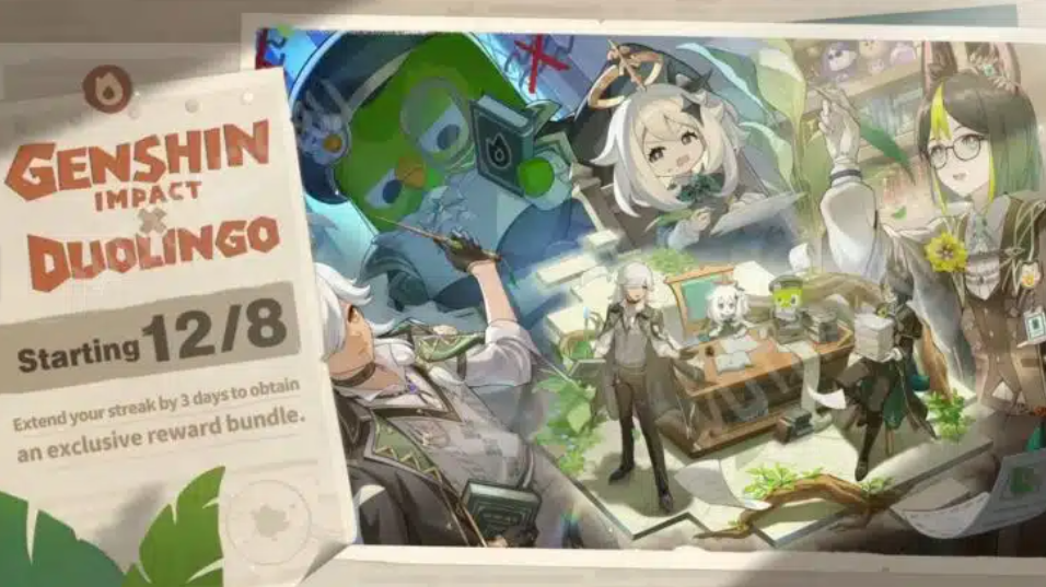Genshin Impact и Duolingo сотрудничали, в игре будут награды, и трейлер уже был выпущен. — изображение 2