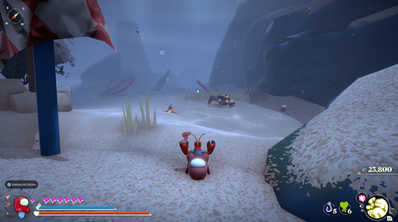 Карта и дизайн уровней Another Crab's Treasure