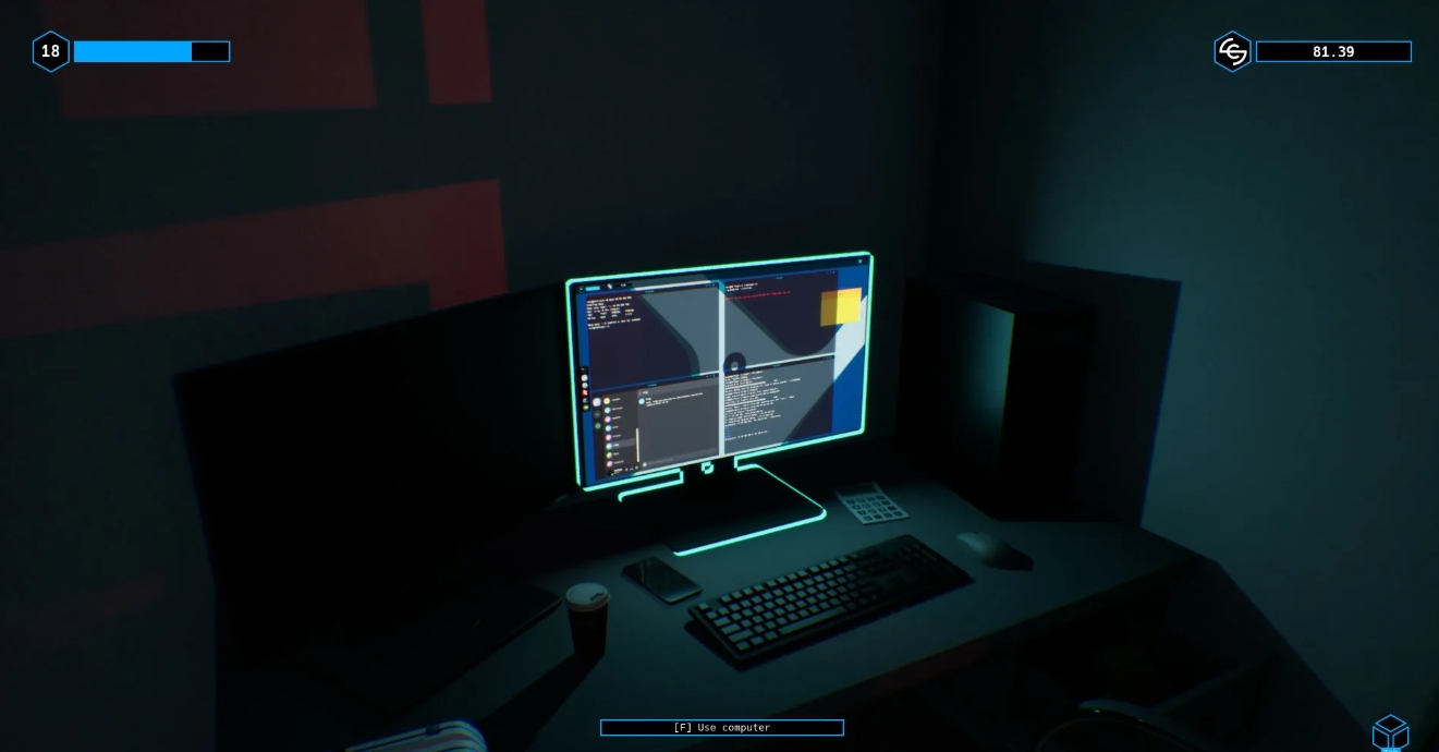 Главная особенность игры Hacker Simulator