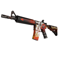 StatTrak™ M4A4 | Hellfire (Minimal Wear)