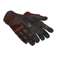 ★ Specialist Gloves | Crimson Web (Minimal Wear)