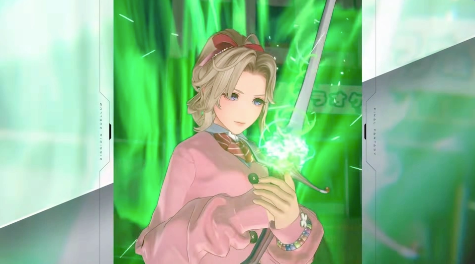 Dissidia Duellum Final Fantasy character with a sword