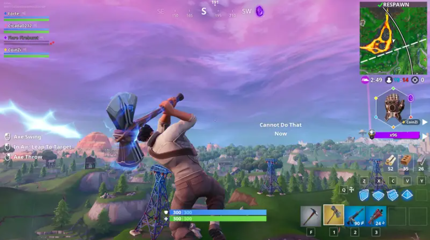 Геймплей Fortnite Avengers Endgame в режиме LTM