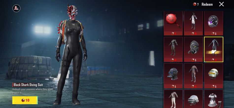 Коллекция мифических скинов PUBG Mobile