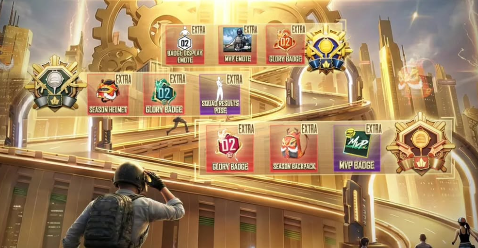 Награды за рейтинговые матчи 28-го сезона PUBG Mobile