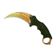 ★ StatTrak™ Karambit | Lore (Well-Worn)