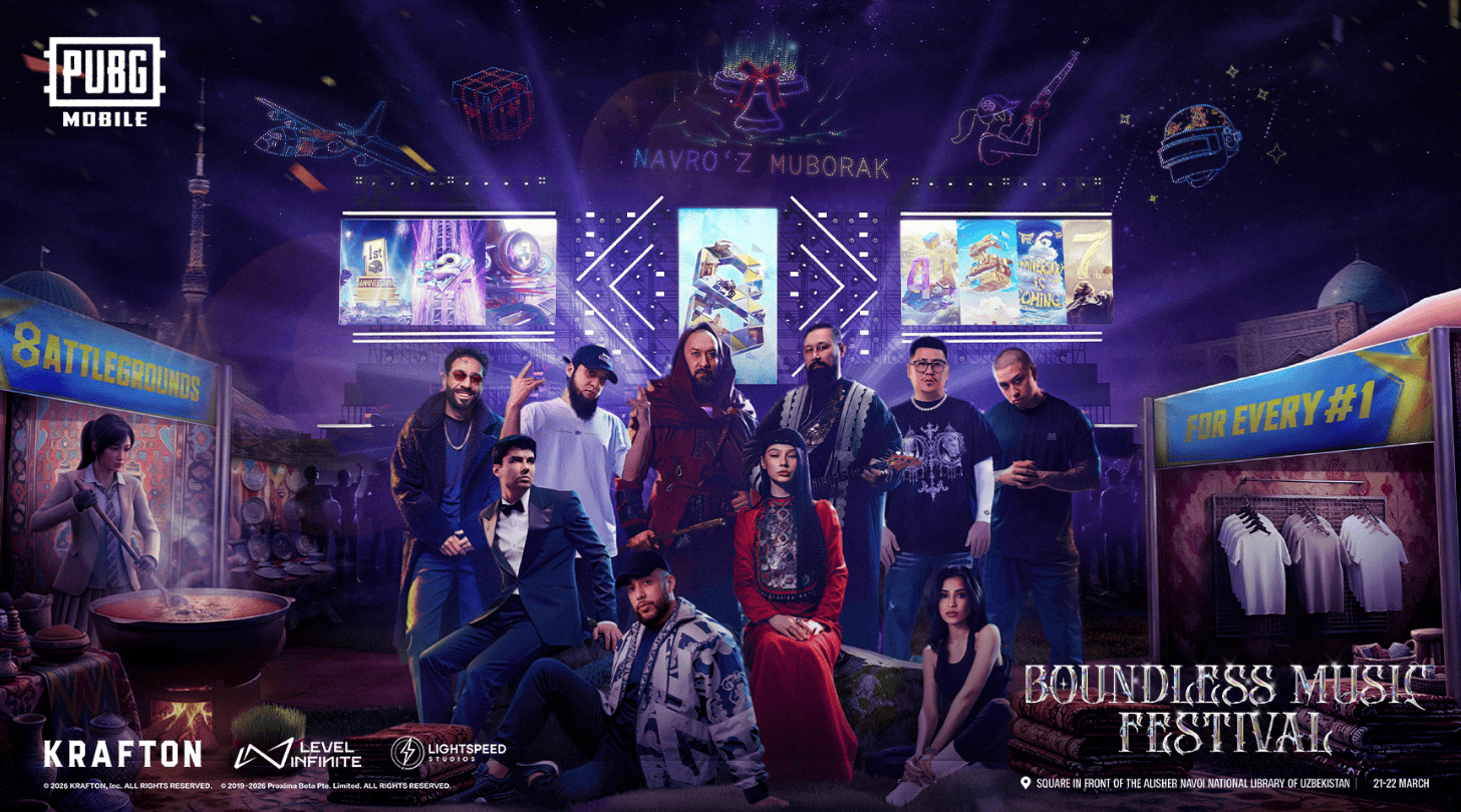 Jah Khalib и PUBG MOBILE в Ташкенте: Полный гид по фестивалю PUBGM 8th Anniversary × Nawruz — изображение 1