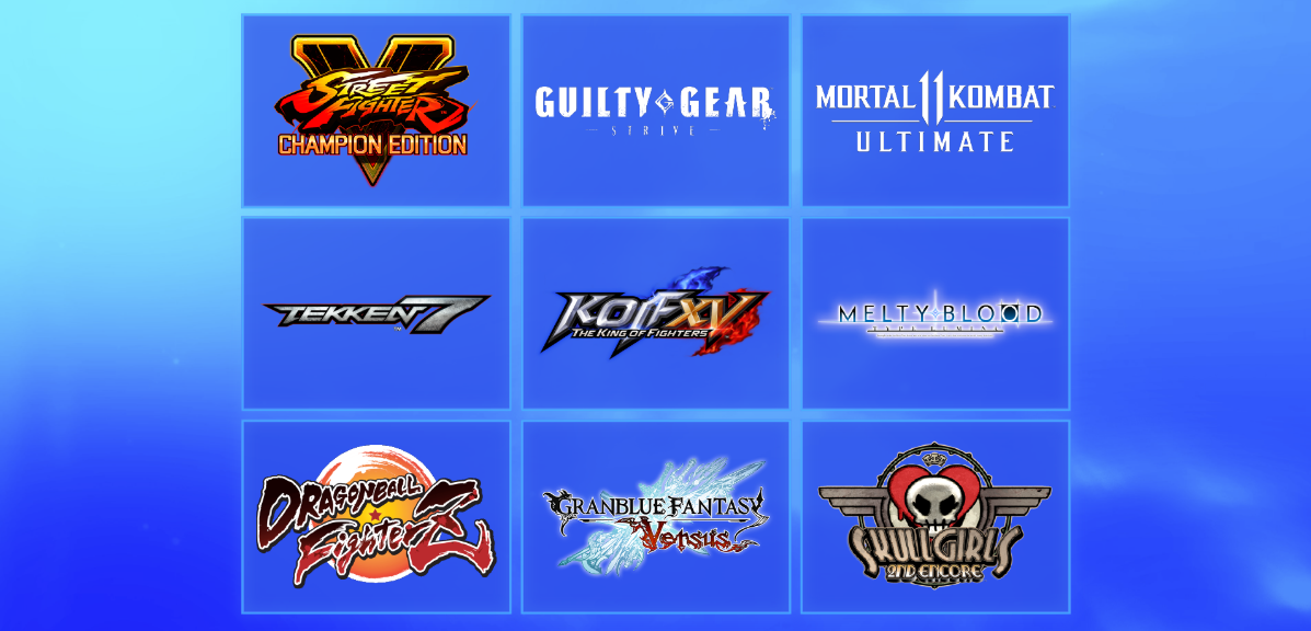 Участники турнира по файтингам EVO